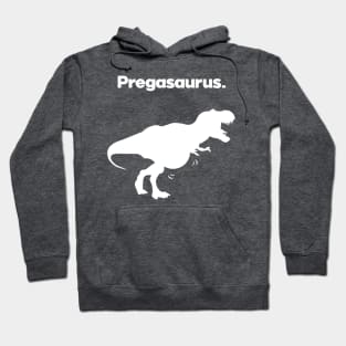 Pregasaurus Pregnant Dinosaur T-rex Hoodie